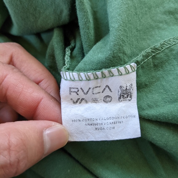 RVCA Graphic Logo Shirt Men's Medium - Picture 8 of 8